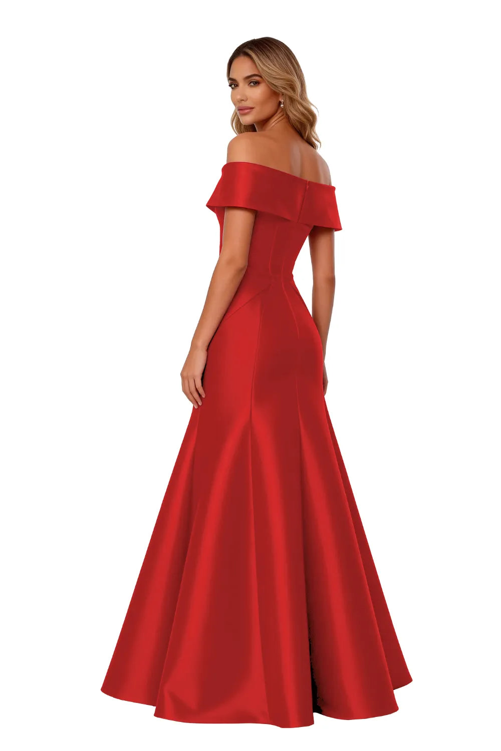 Classic Off-Shoulder Gala Formal Evening Gown