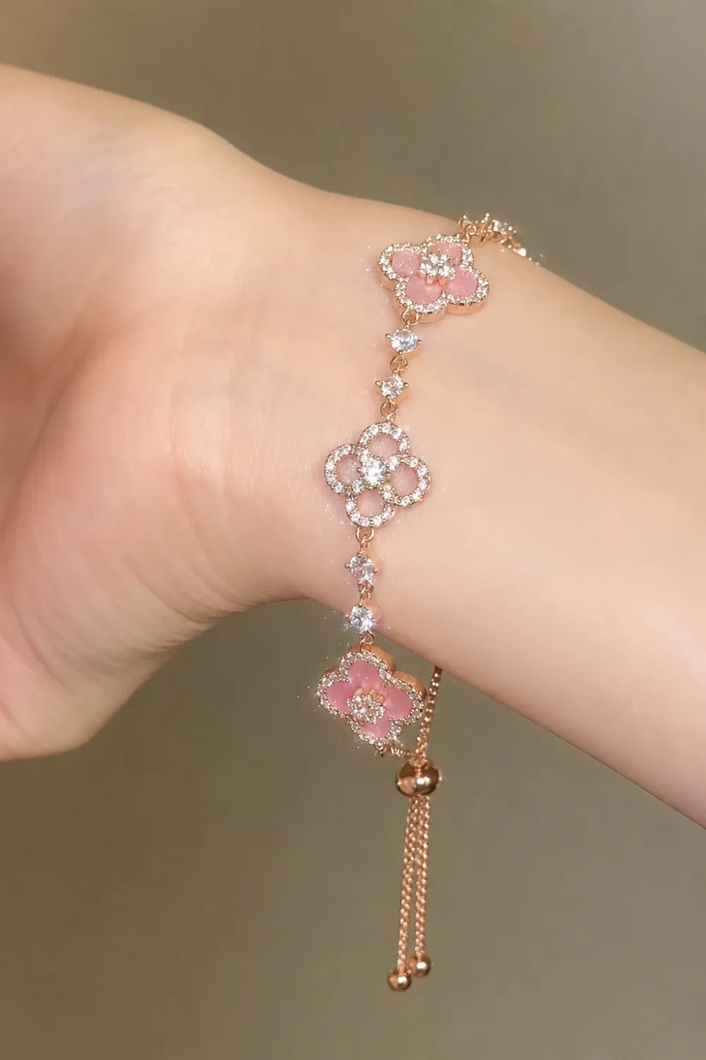 Rosy Petal Bracelet