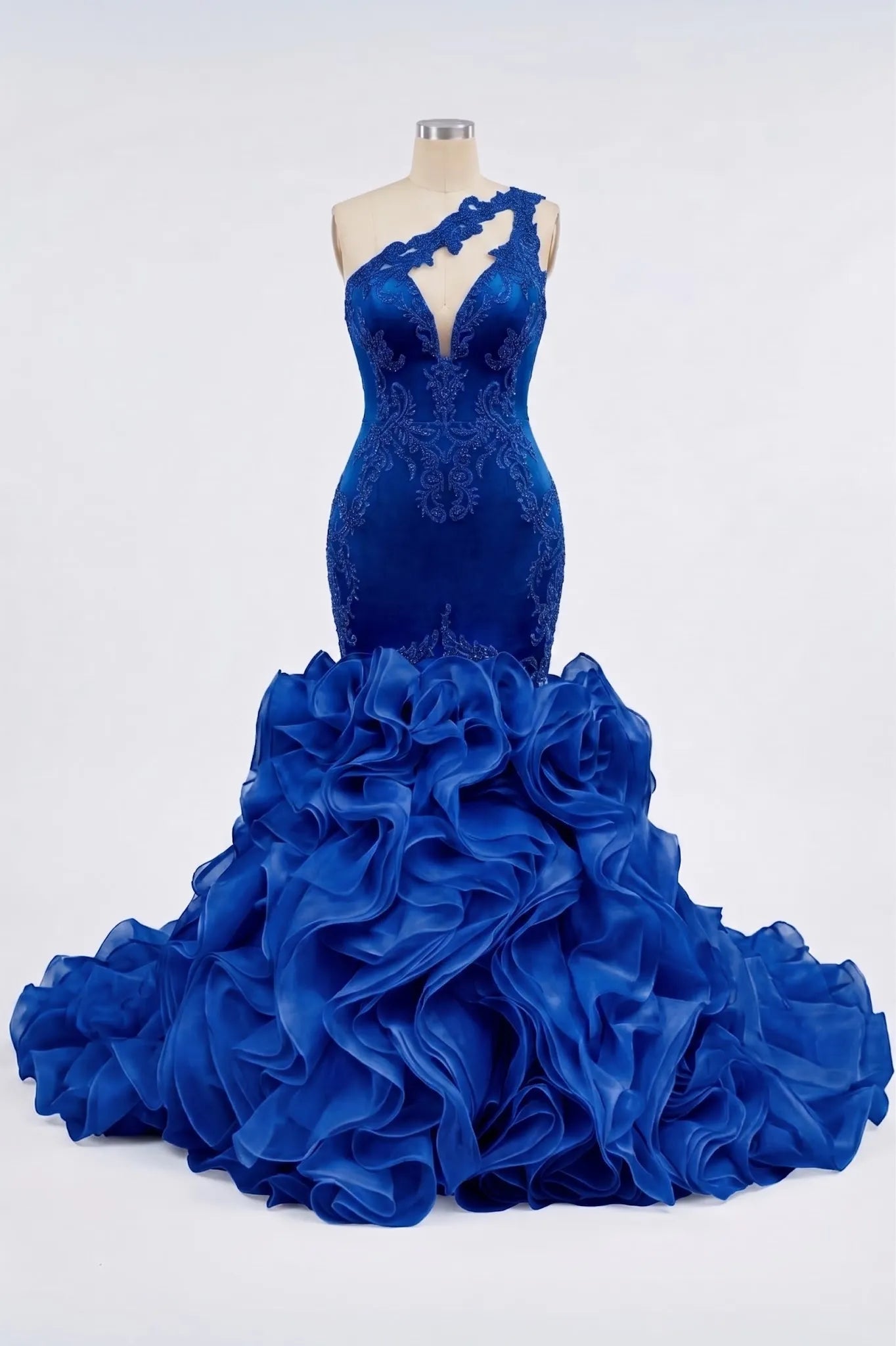 Aurora Ruffle Gown