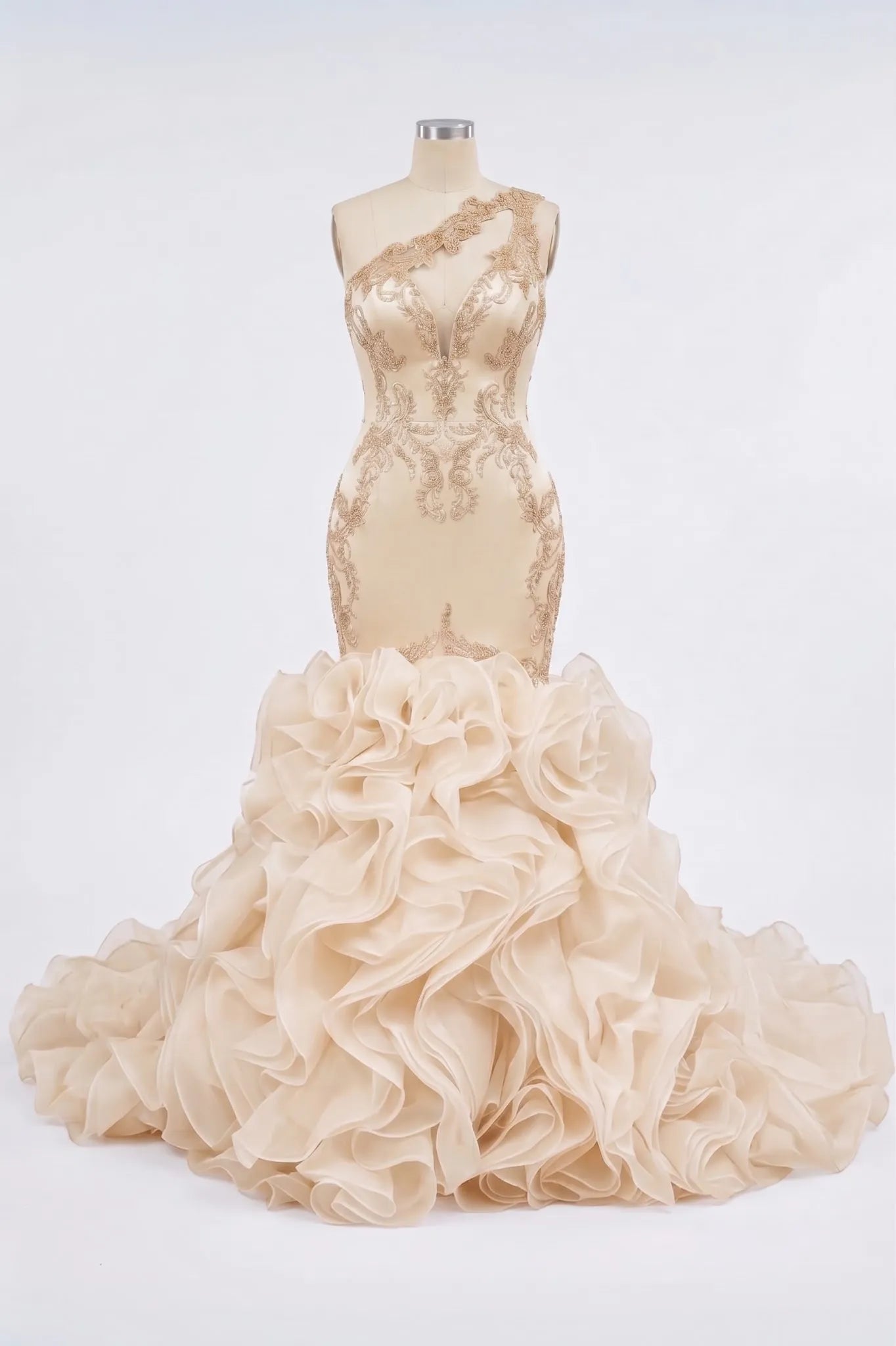 Aurora Ruffle Gown