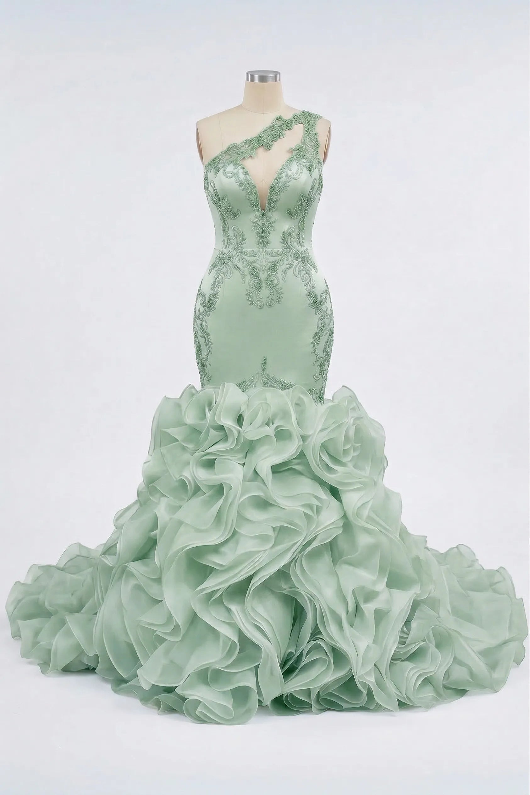 Aurora Ruffle Gown