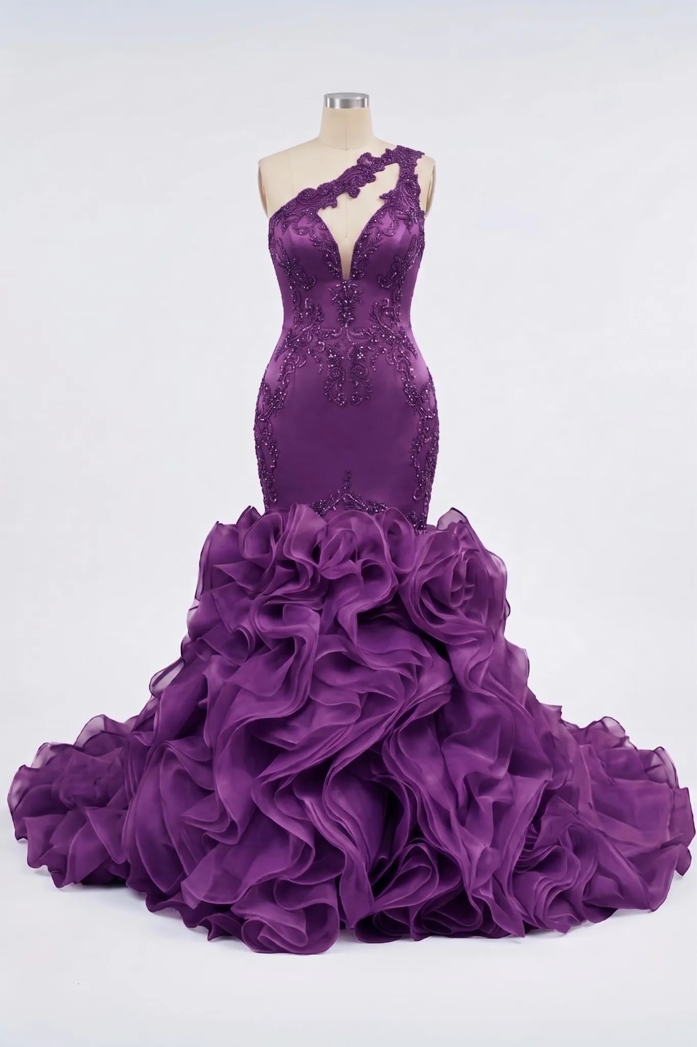 Aurora Ruffle Gown