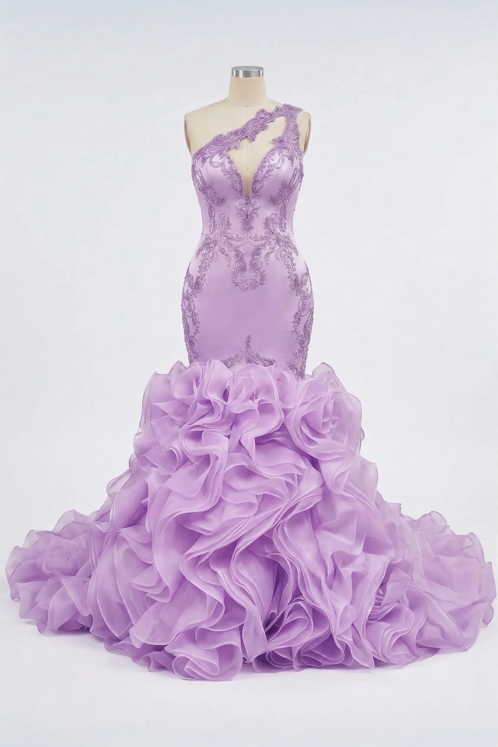 Aurora Ruffle Gown