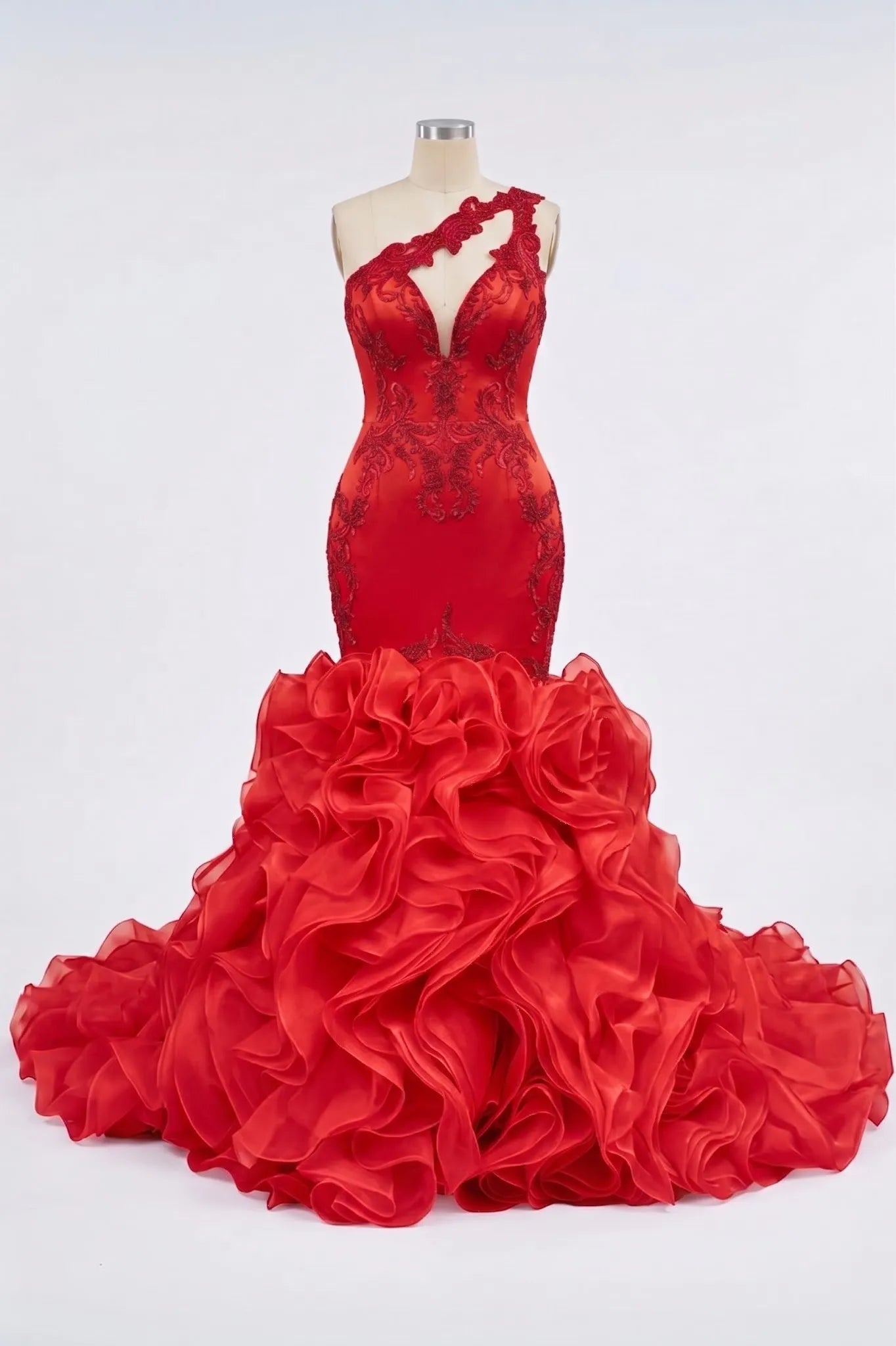 Aurora Ruffle Gown