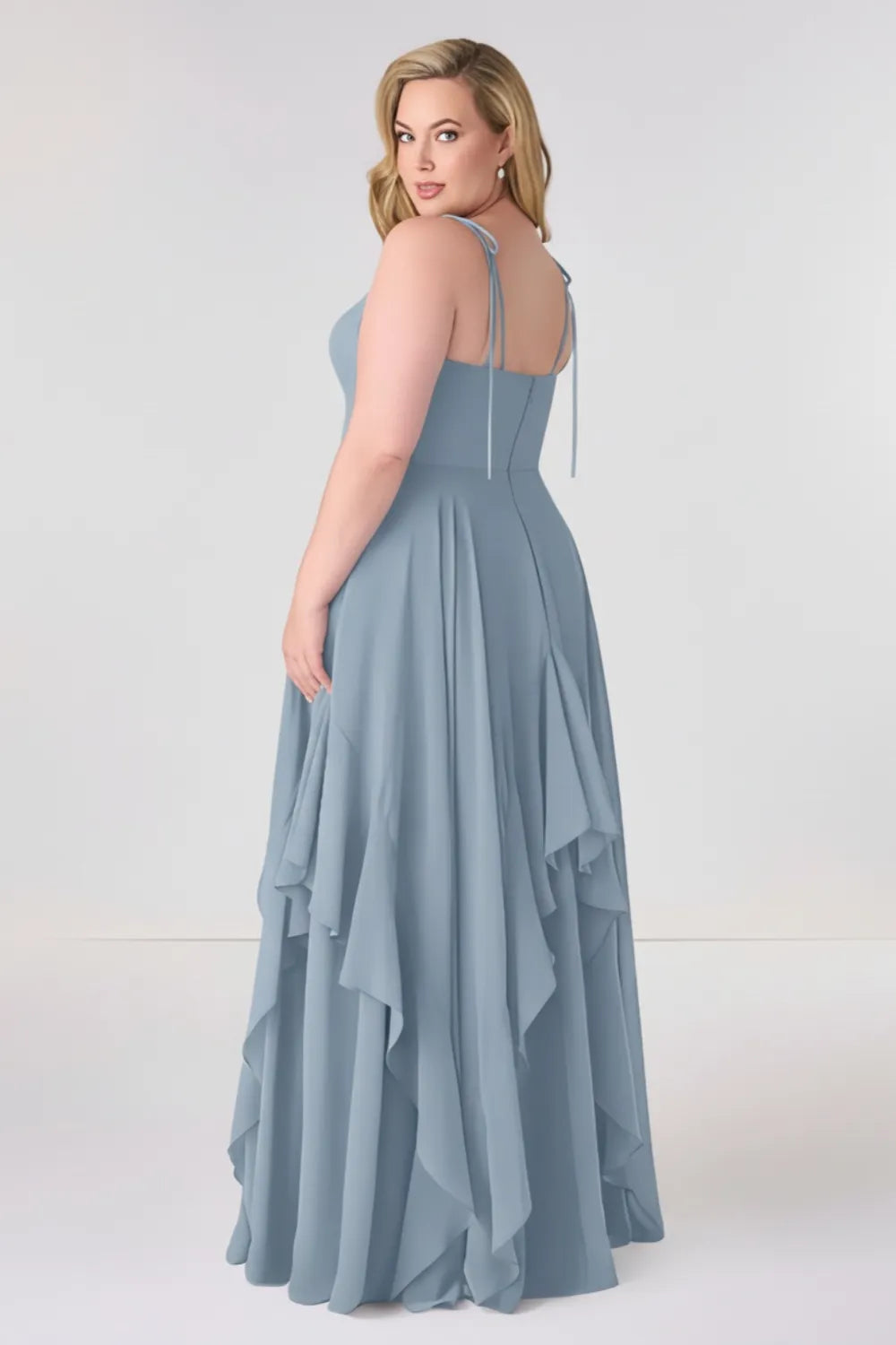 Celeste Layered Chiffon Bridesmaid Dress