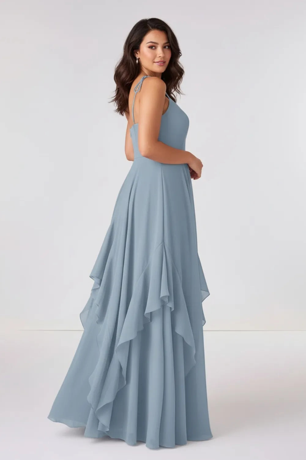 Celeste Layered Chiffon Bridesmaid Dress