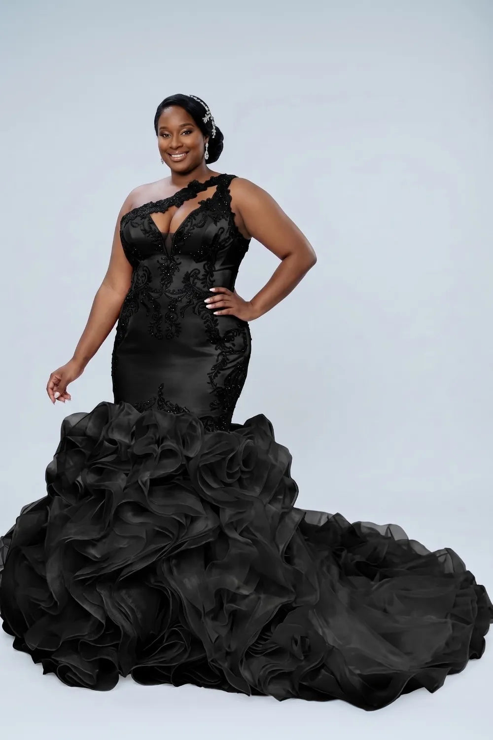 Aurora Ruffle Gown