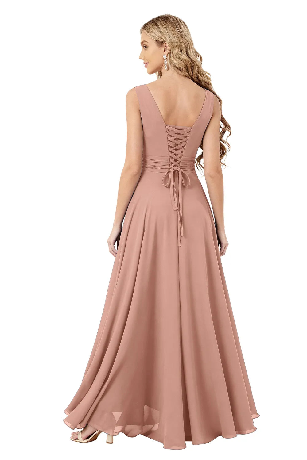 Lunaria Elegant High-Low Gown