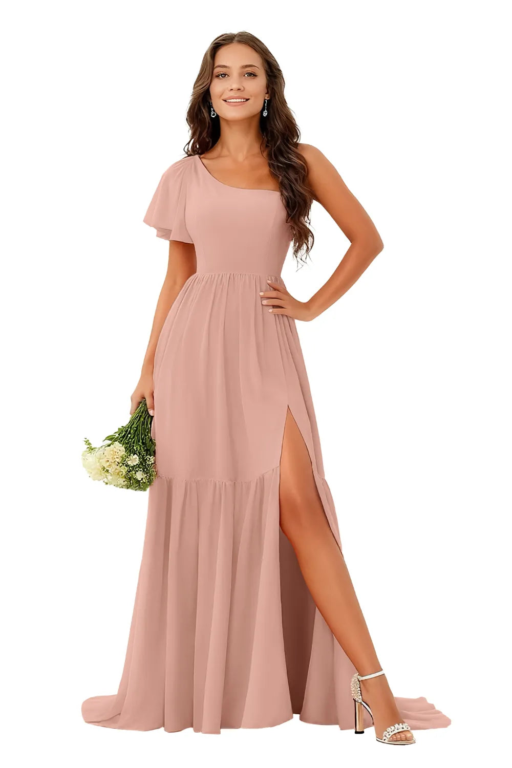 Serenelle Asymmetric Maxi Gown